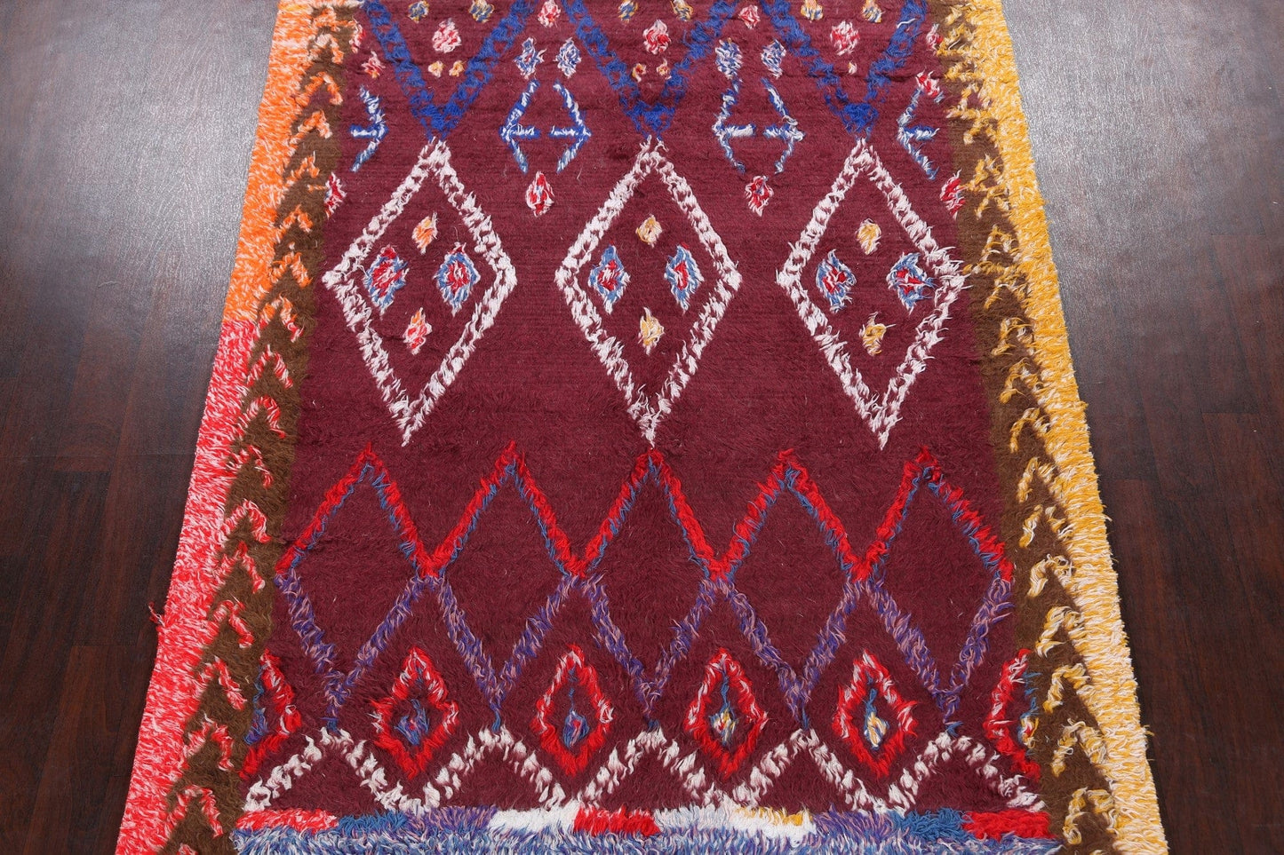 Tribal Moroccan Oriental Area Rug 6x10