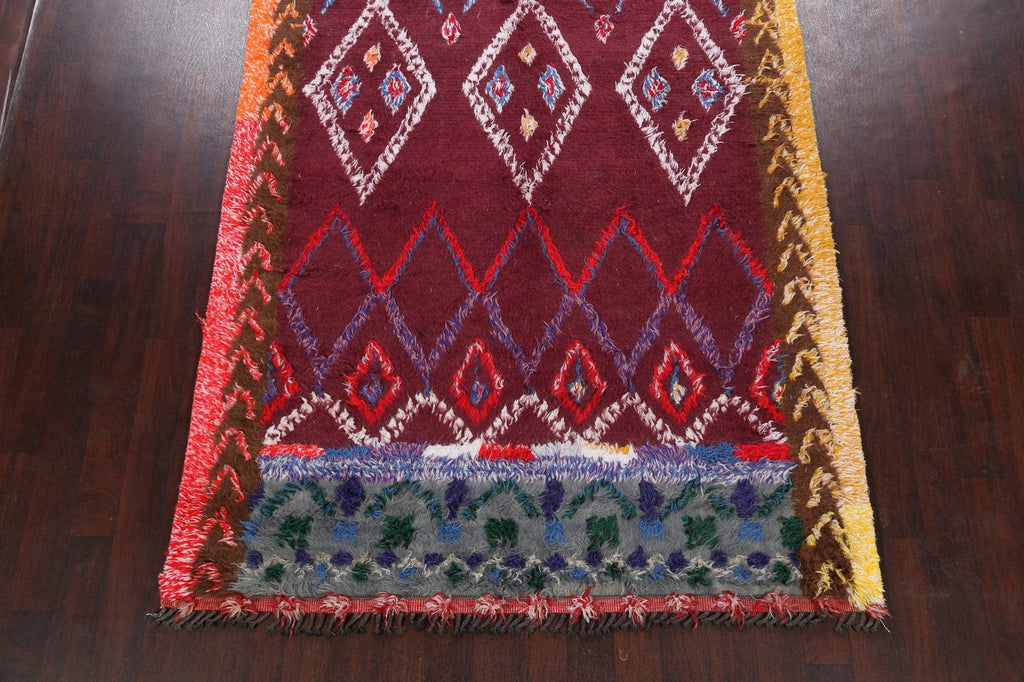 Tribal Moroccan Oriental Area Rug 6x10