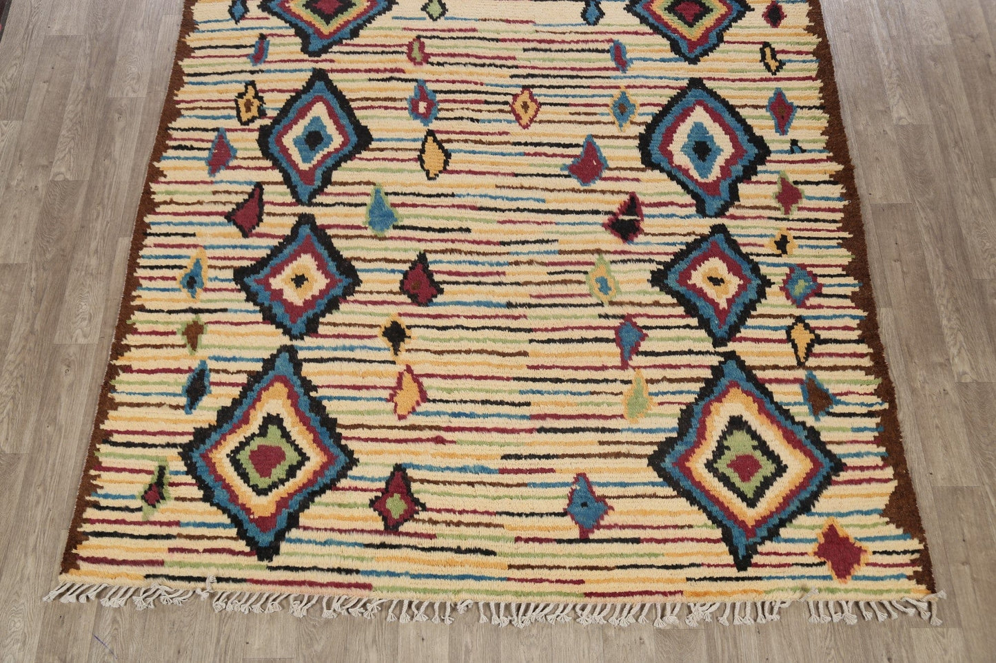 Tribal Moroccan Oriental Area Rug 8x10