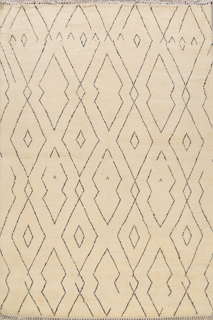 Geometric Modern Moroccan Oriental Area Rug 8x10