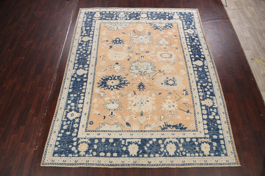 Floral Authentic Oushak Turkish Oriental Area Rug 9x12