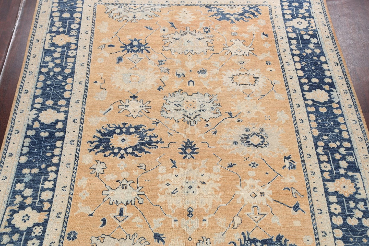 Floral Authentic Oushak Turkish Oriental Area Rug 9x12