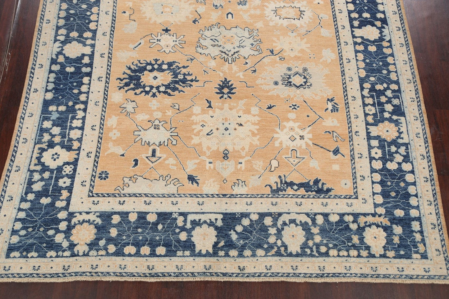 Floral Authentic Oushak Turkish Oriental Area Rug 9x12