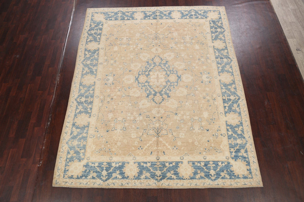 Geometric Authentic Oushak Turkish Oriental Area Rug 8x10