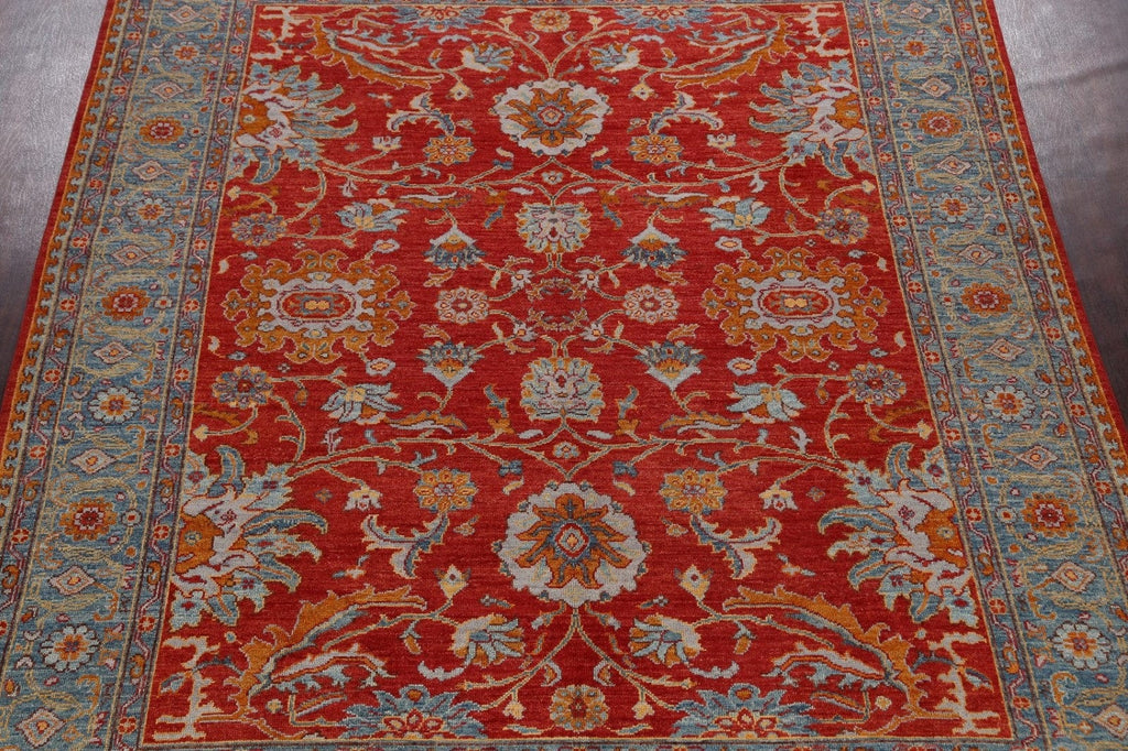 Floral Authentic Oushak Turkish Oriental Area Rug 9x10