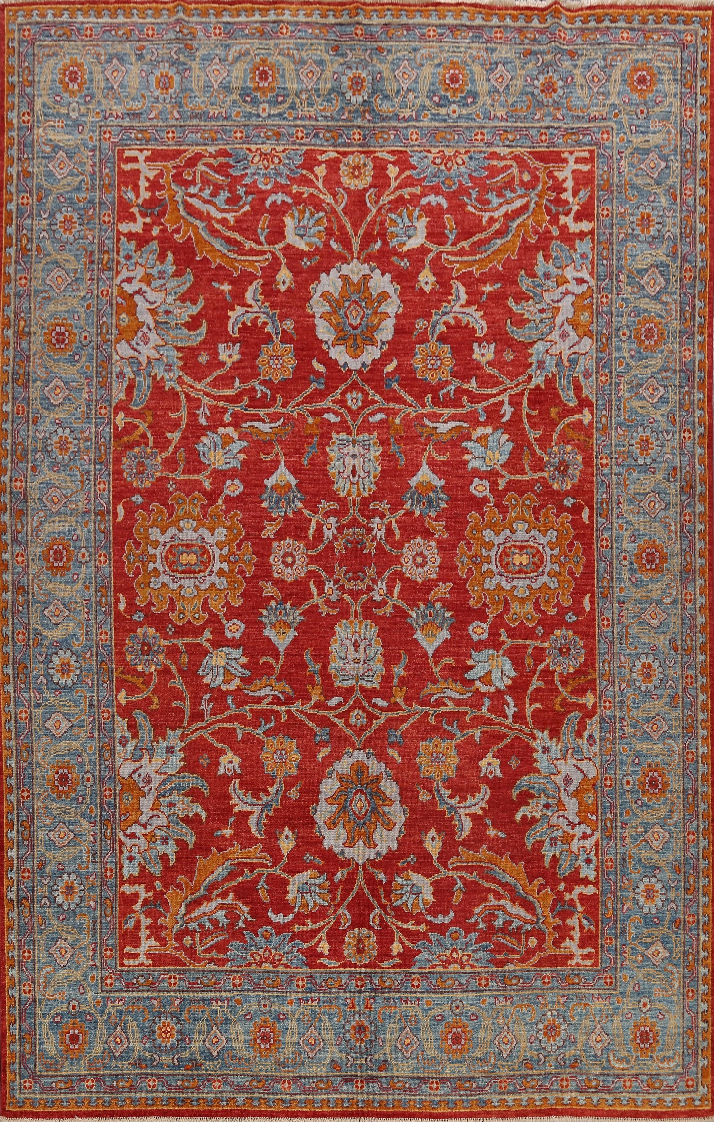 Floral Authentic Oushak Turkish Oriental Area Rug 9x10