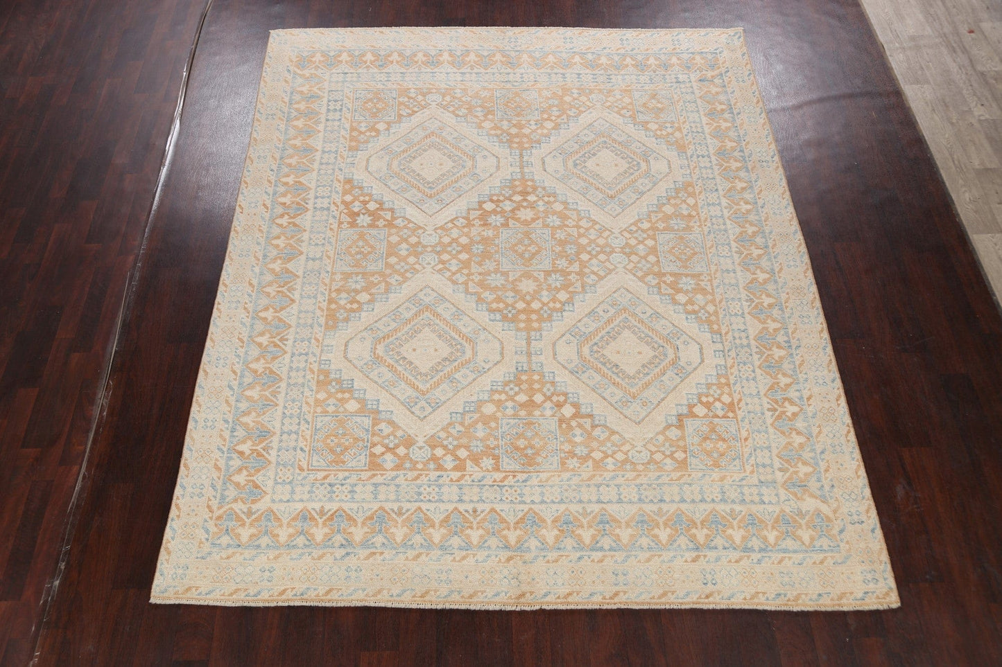 Geometric Authentic Oushak Turkish Oriental Area Rug 8x10