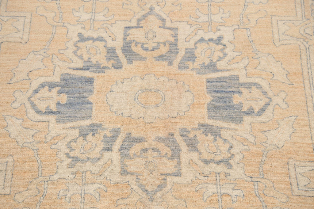 Geometric Khotan Oriental Area Rug 7x11