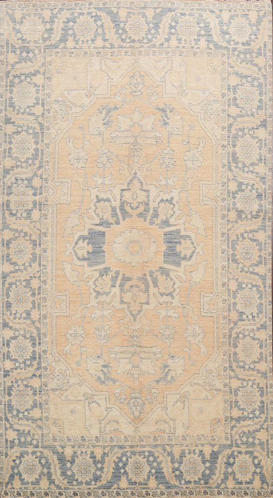 Geometric Khotan Oriental Area Rug 7x11