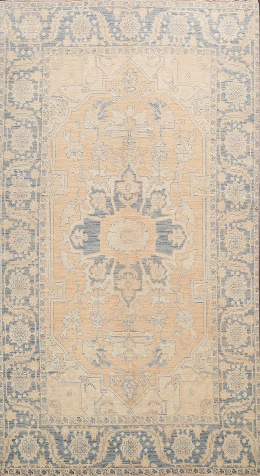 Geometric Khotan Oriental Area Rug 7x11