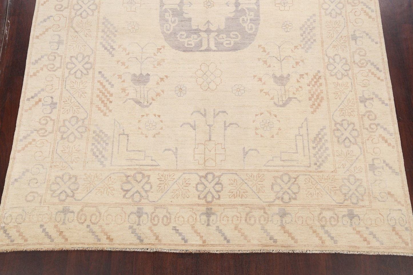 Geometric Khotan Oriental Area Rug 8x11