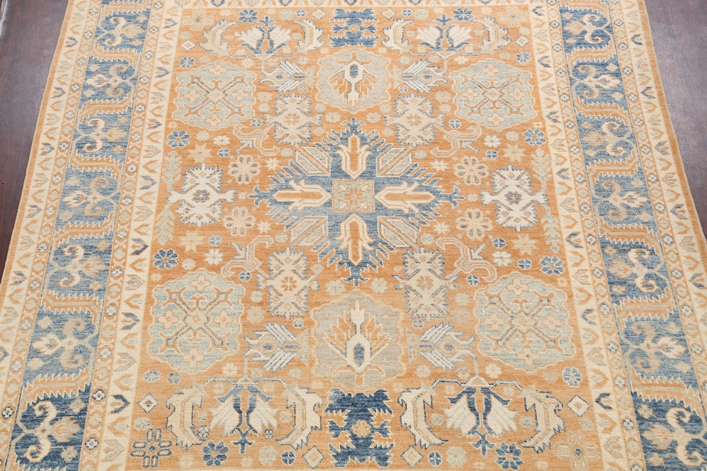 Geometric Khotan Oriental Area Rug 8x10