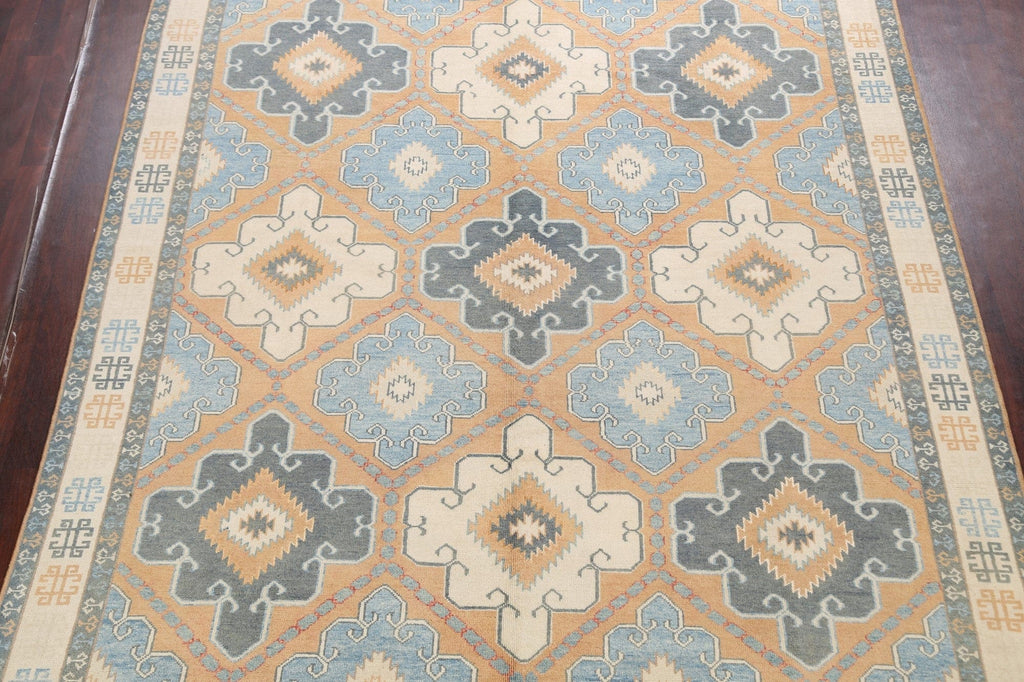 Geometric Khotan Oriental Area Rug 8x10