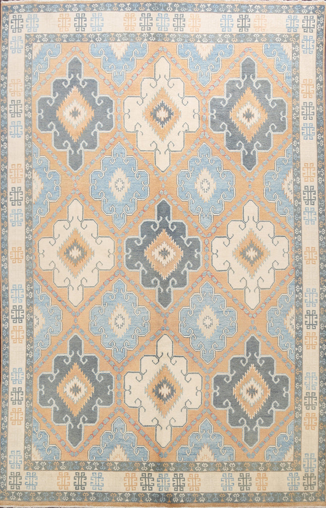 Geometric Khotan Oriental Area Rug 8x10