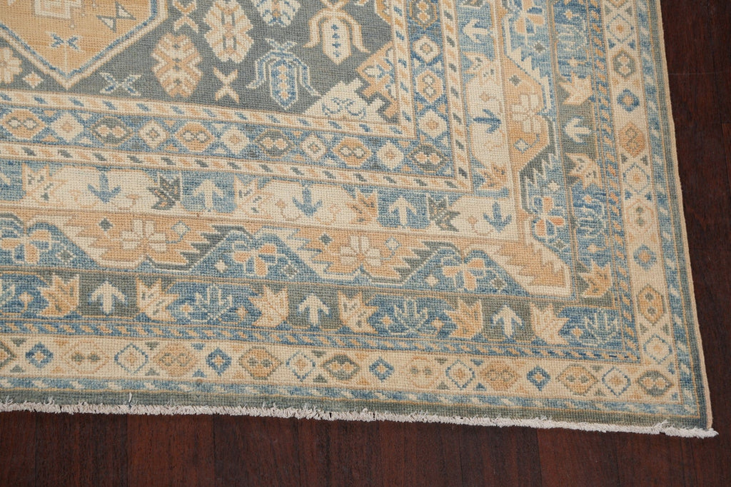 Geometric Khotan Oriental Area Rug 9x13