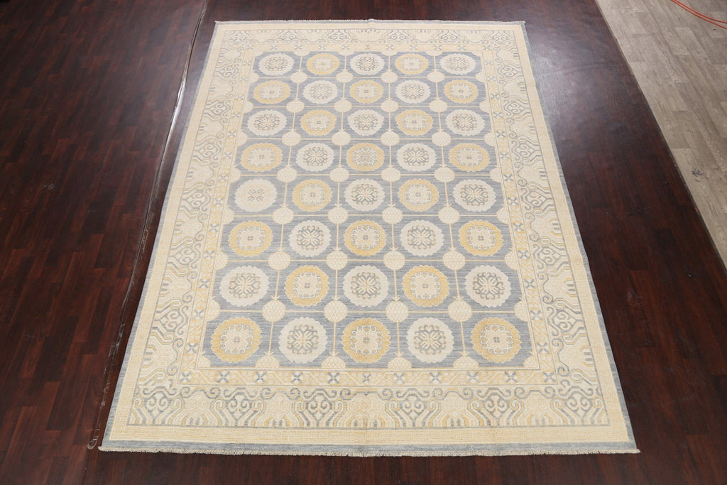 Geometric Khotan Oriental Area Rug 9x12