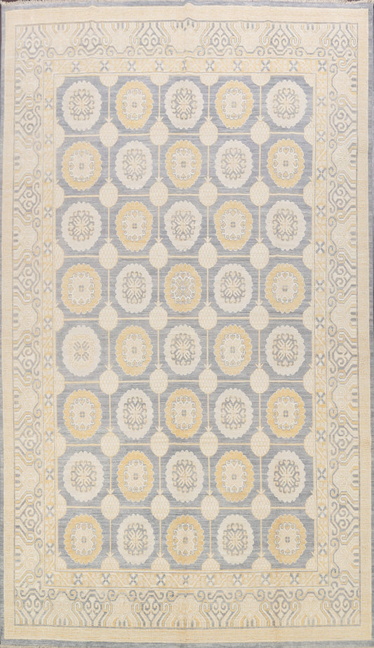 Geometric Khotan Oriental Area Rug 9x12