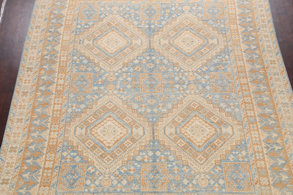 Geometric Khotan Oriental Area Rug 8x10