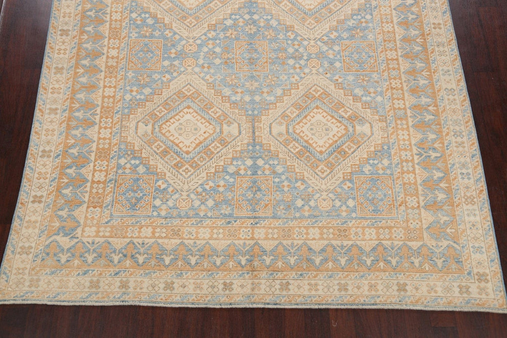 Geometric Khotan Oriental Area Rug 8x10