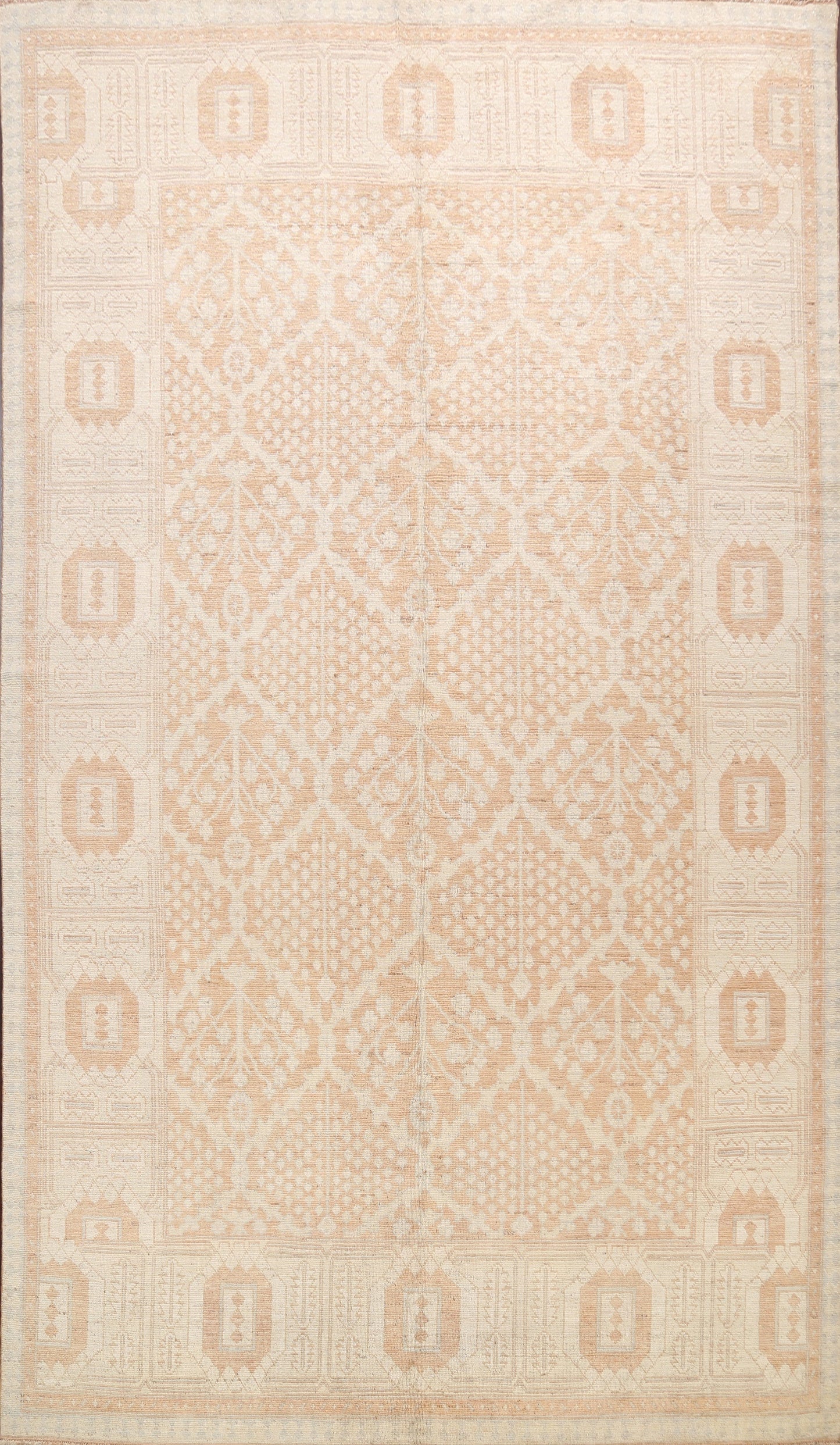 Geometric Khotan Oriental Area Rug 9x12