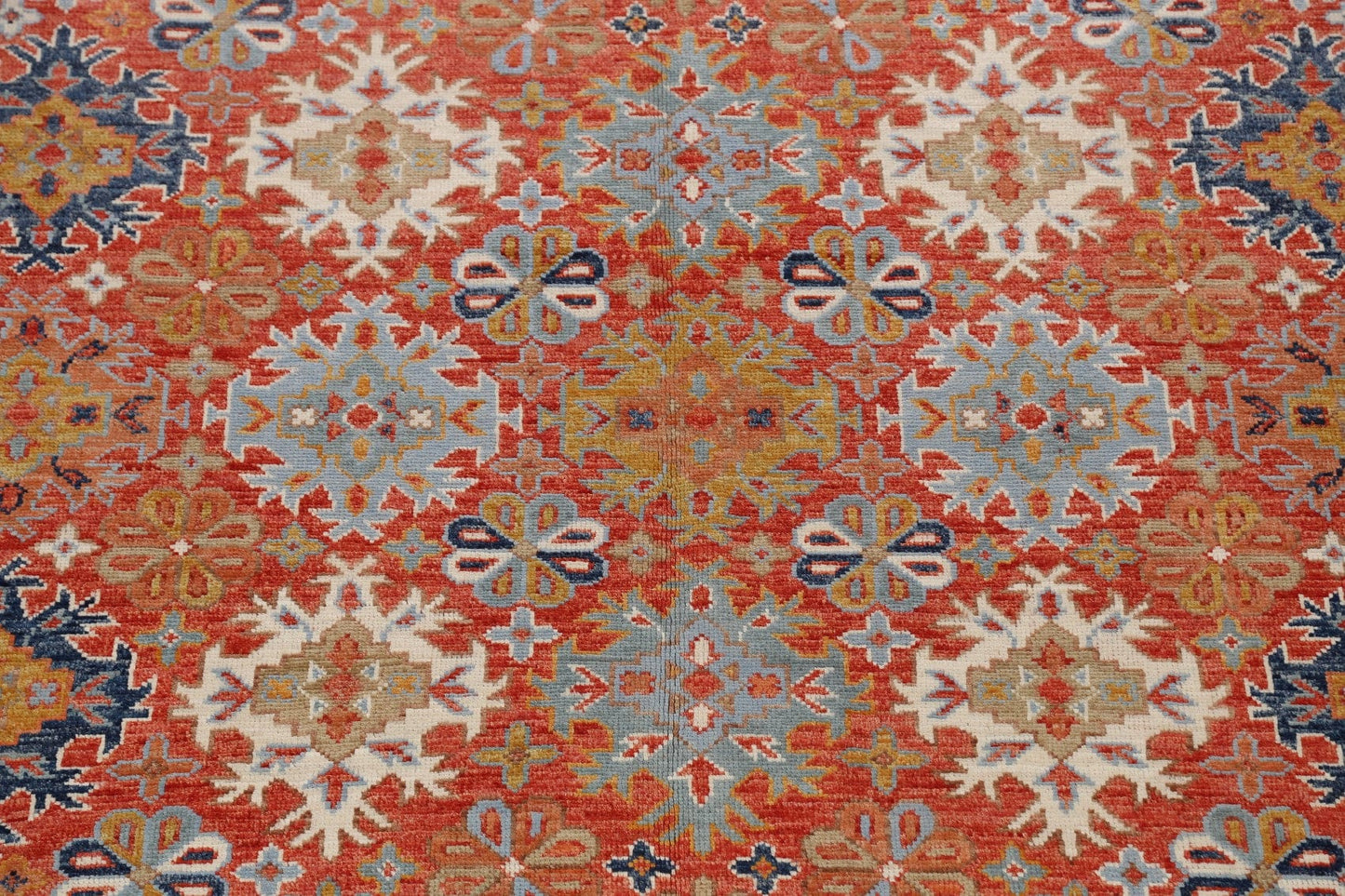 Geometric Khotan Oriental Area Rug 8x11