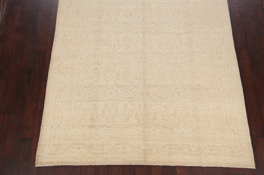 Geometric Khotan Oriental Area Rug 7x10