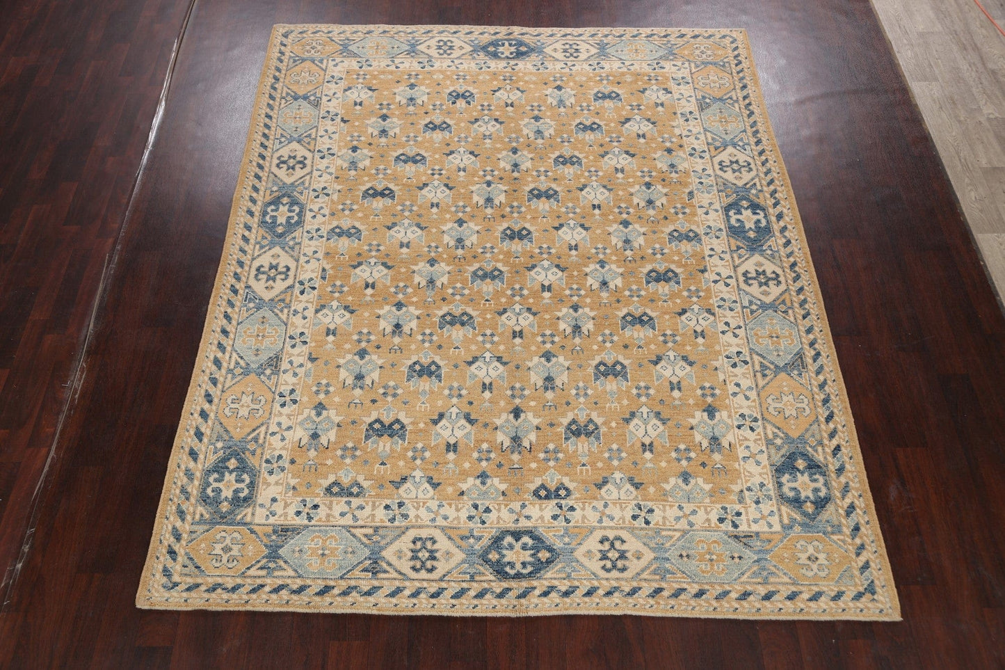 Geometric Khotan Oriental Area Rug 8x10