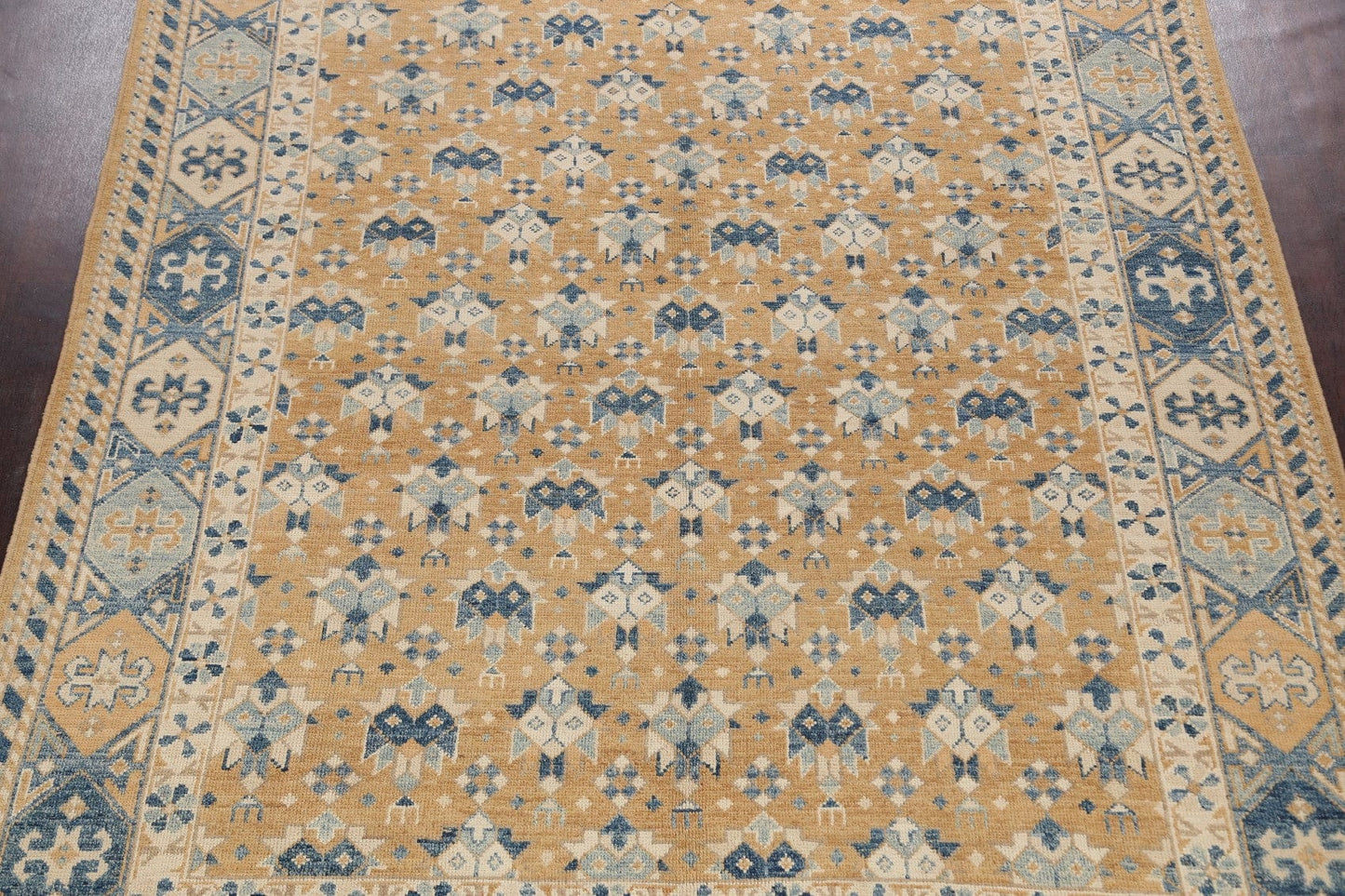 Geometric Khotan Oriental Area Rug 8x10