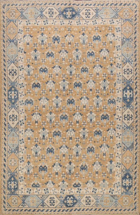 Geometric Khotan Oriental Area Rug 8x10