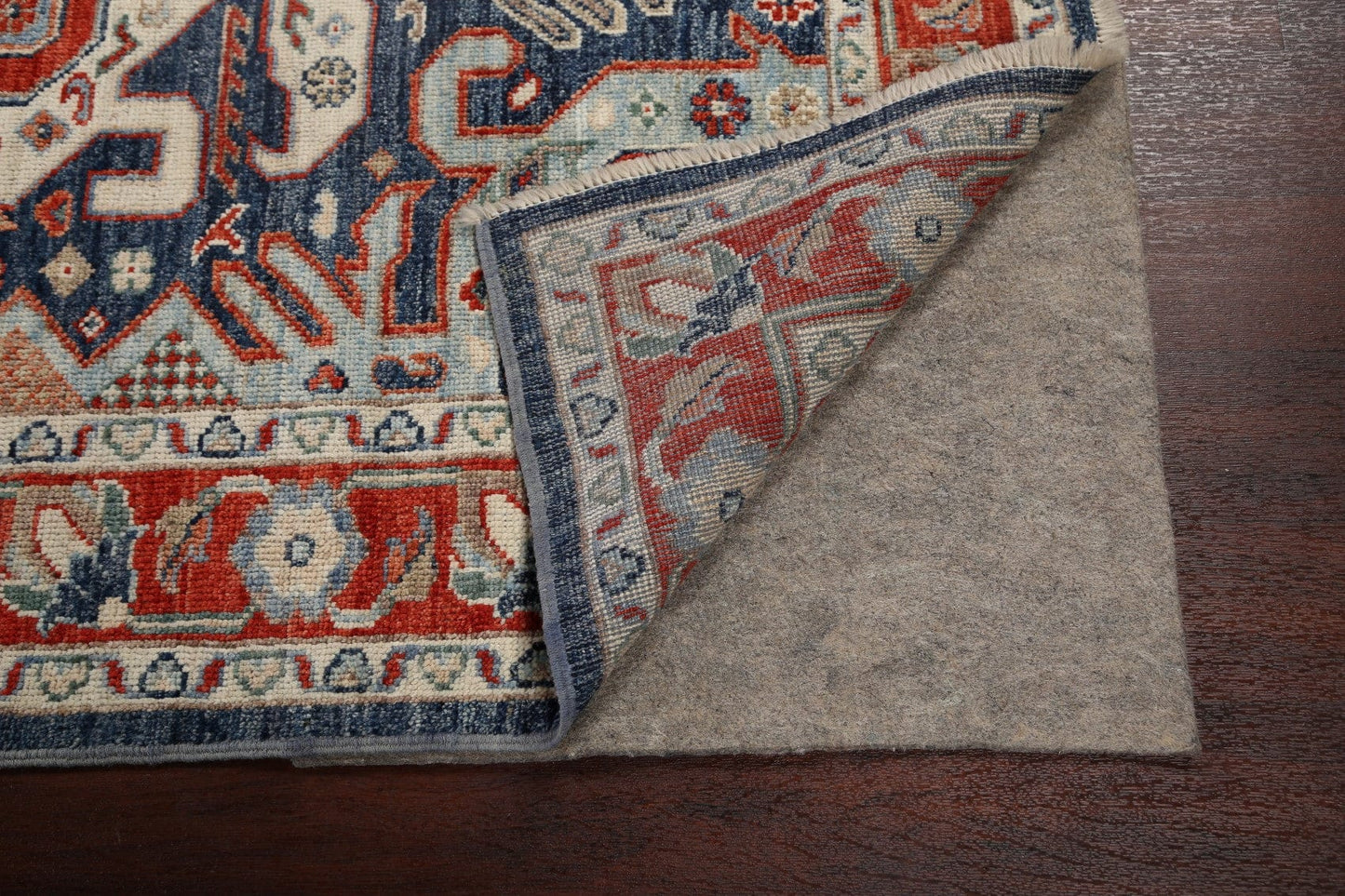 Geometric Khotan Oriental Area Rug 4x6