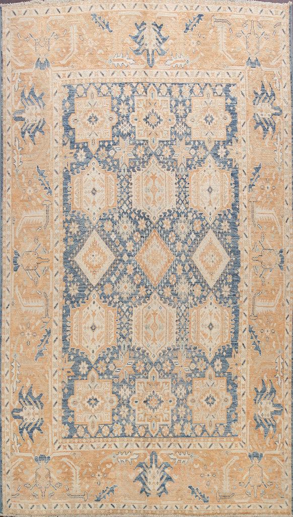 Geometric Khotan Oriental Area Rug 8x11