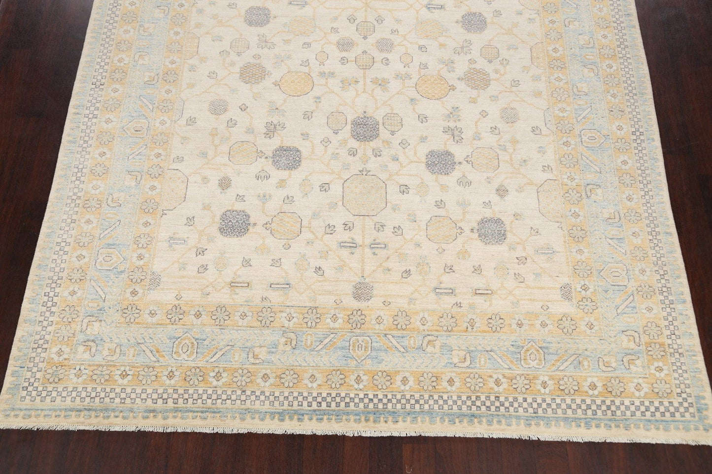 Geometric Khotan Oriental Area Rug 9x12