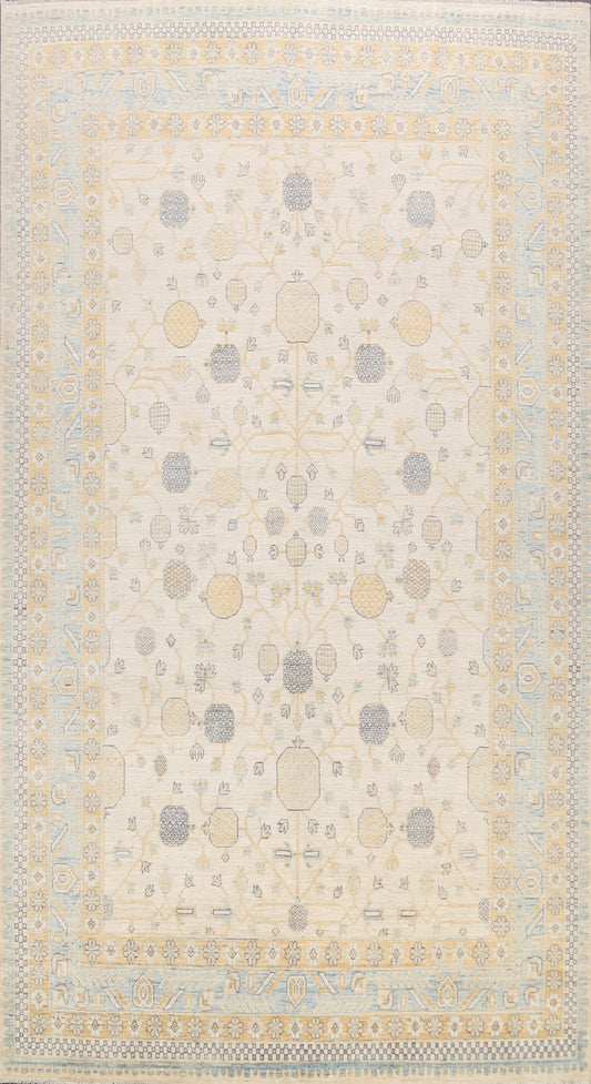 Geometric Khotan Oriental Area Rug 9x12