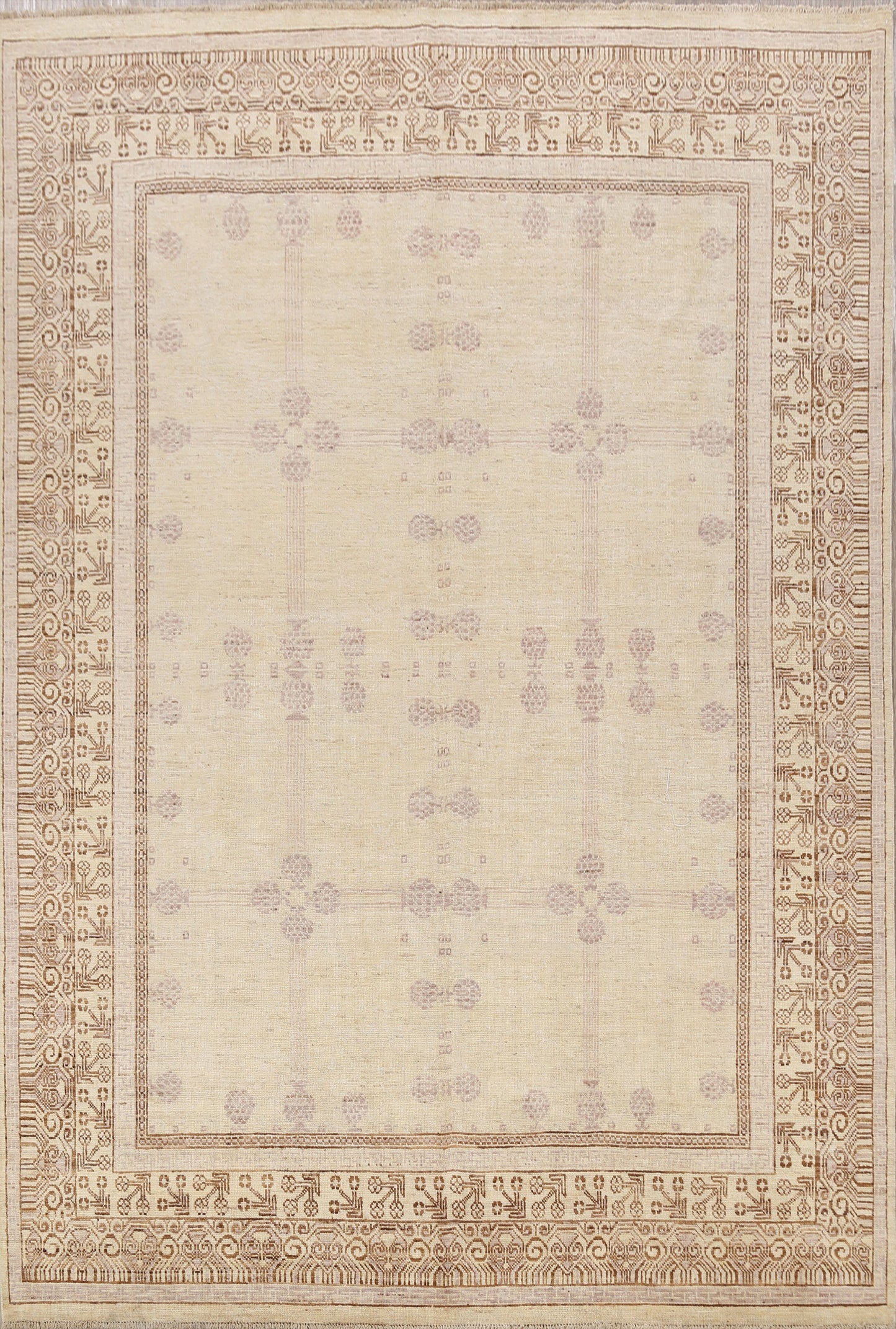 100% Vegetable Dye Khotan Oriental Area Rug 8x10