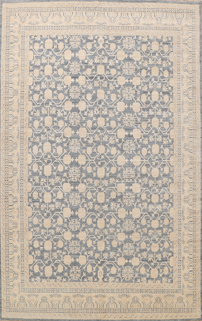 100% Vegetable Dye Khotan Oriental Area Rug 9x11