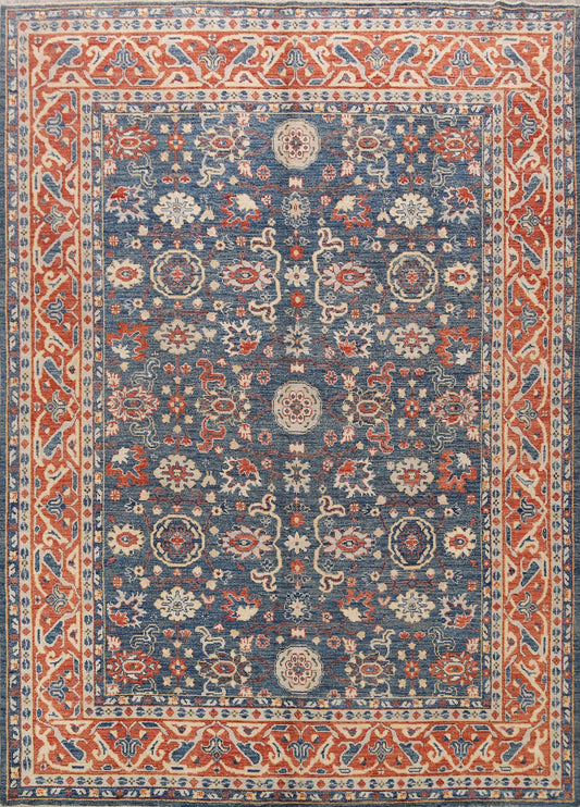 100% Vegetable Dye Khotan Oriental Area Rug 9x10