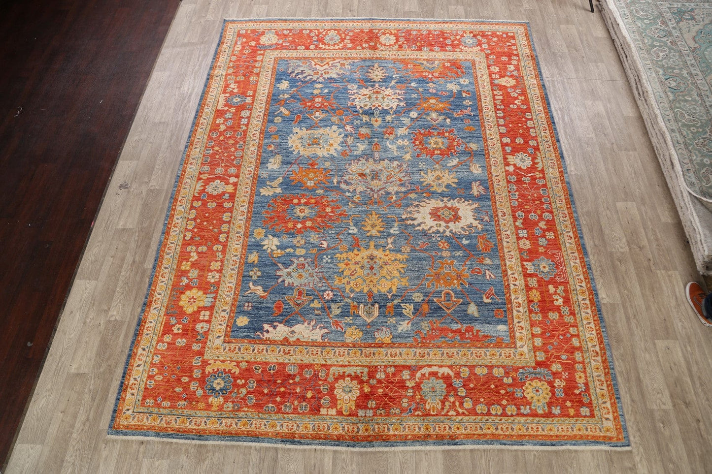 100% Vegetable Dye Khotan Oriental Area Rug 9x12