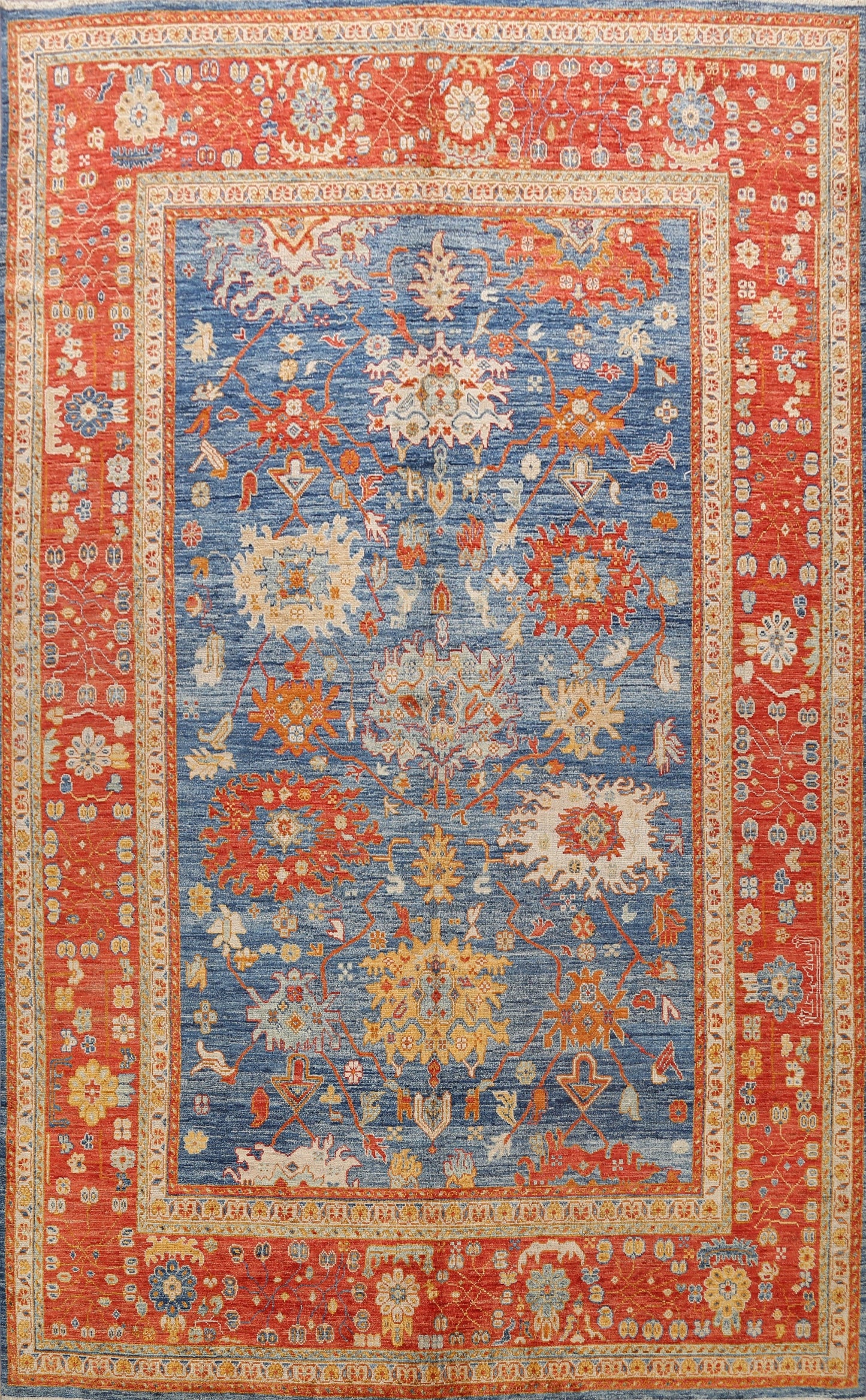 100% Vegetable Dye Khotan Oriental Area Rug 9x12