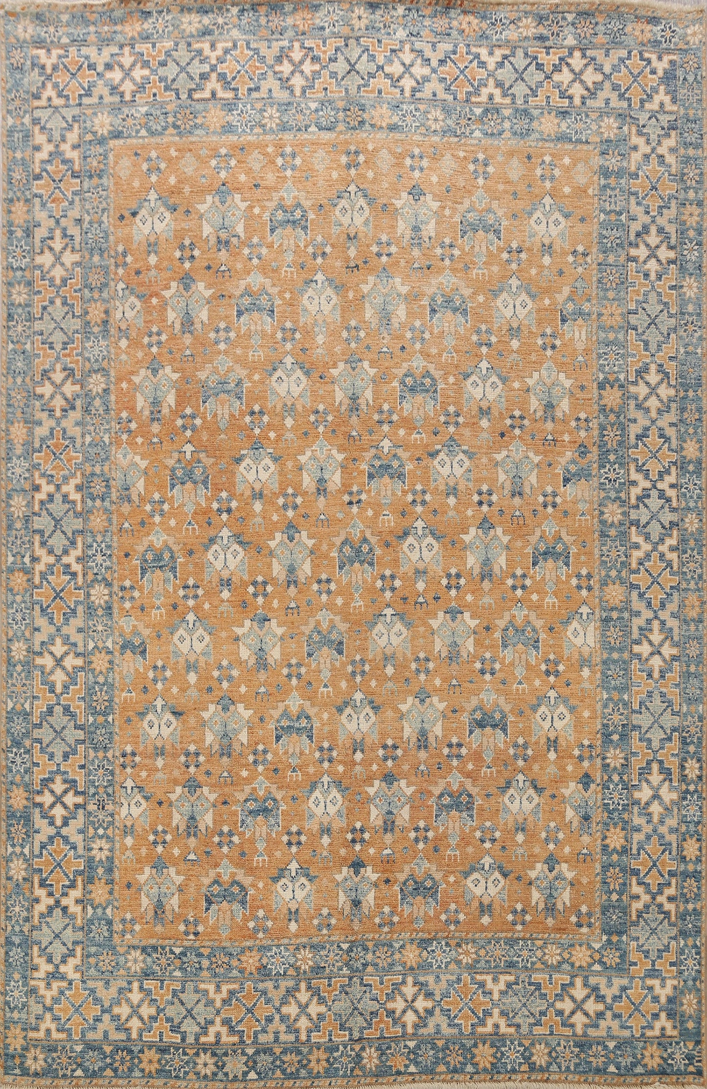 100% Vegetable Dye Khotan Oriental Area Rug 8x10