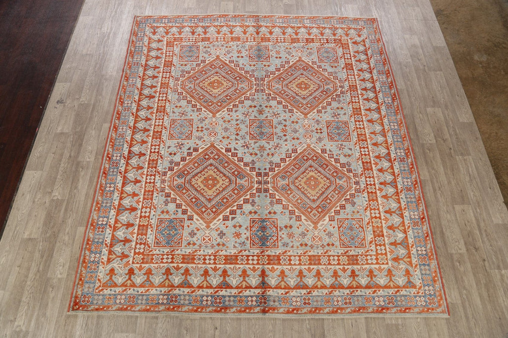 100% Vegetable Dye Khotan Oriental Area Rug 9x10