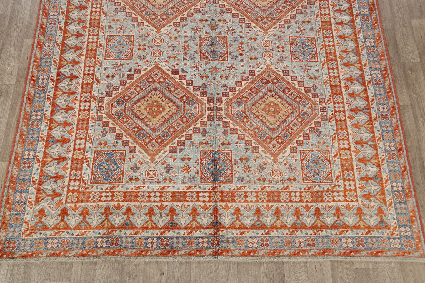 100% Vegetable Dye Khotan Oriental Area Rug 9x10