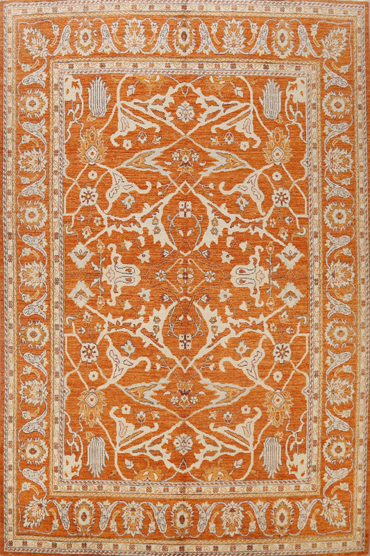 100% Vegetable Dye Khotan Oriental Area Rug 9x10