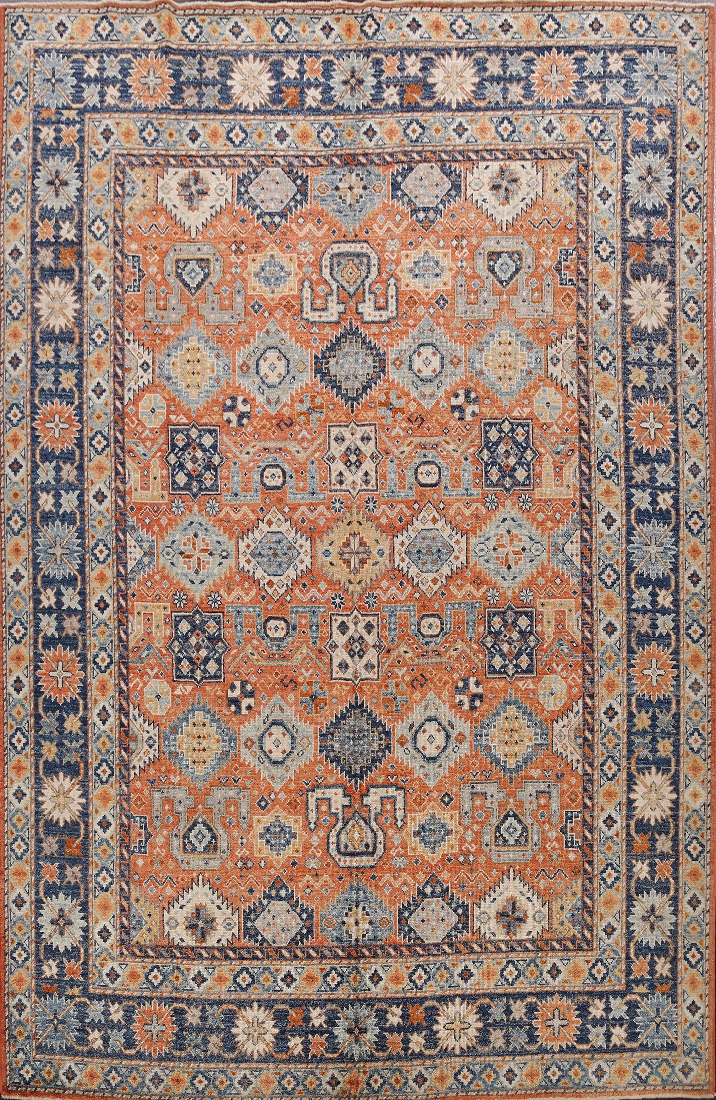 100% Vegetable Dye Khotan Oriental Area Rug 9x10