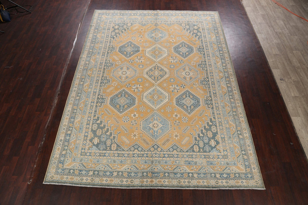 100% Vegetable Dye Khotan Oriental Area Rug 9x12