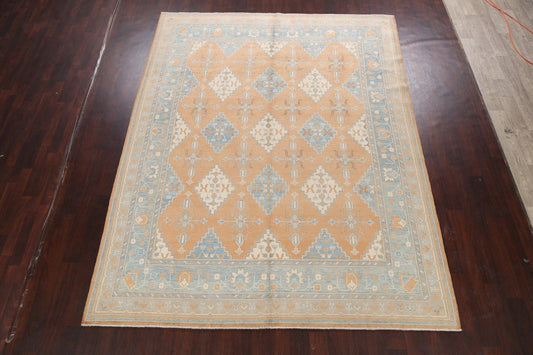 100% Vegetable Dye Khotan Oriental Area Rug 8x11