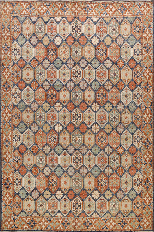 100% Vegetable Dye Khotan Oriental Area Rug 9x10