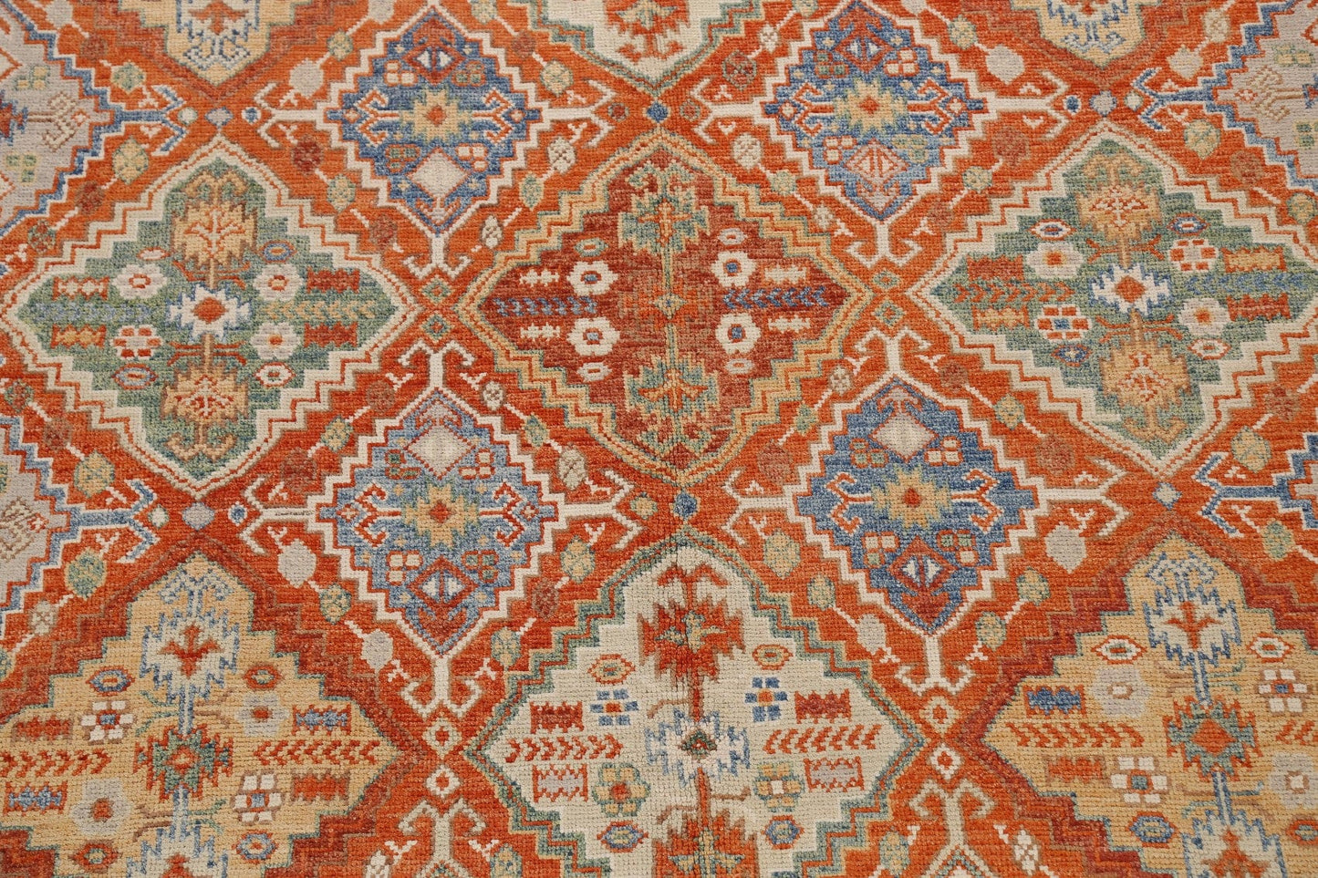 100% Vegetable Dye Khotan Oriental Area Rug 9x11