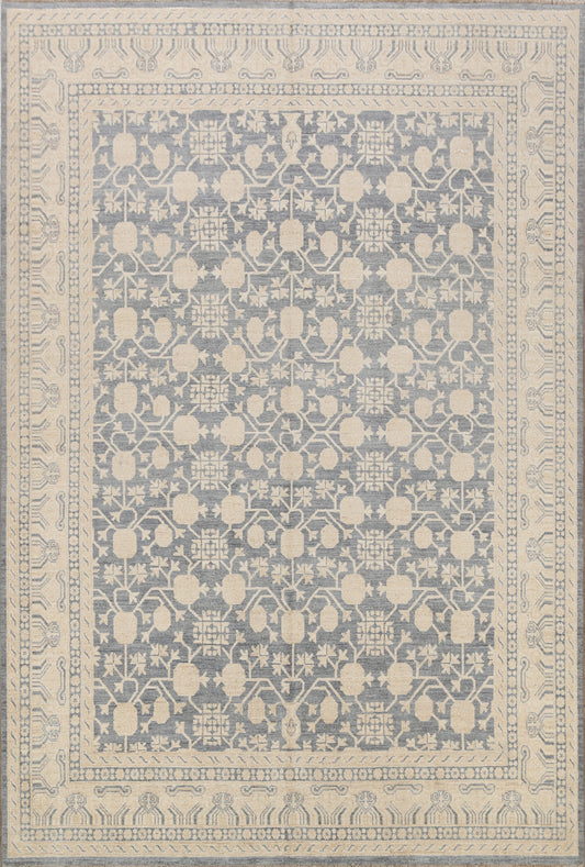 100% Vegetable Dye Khotan Oriental Area Rug 8x10