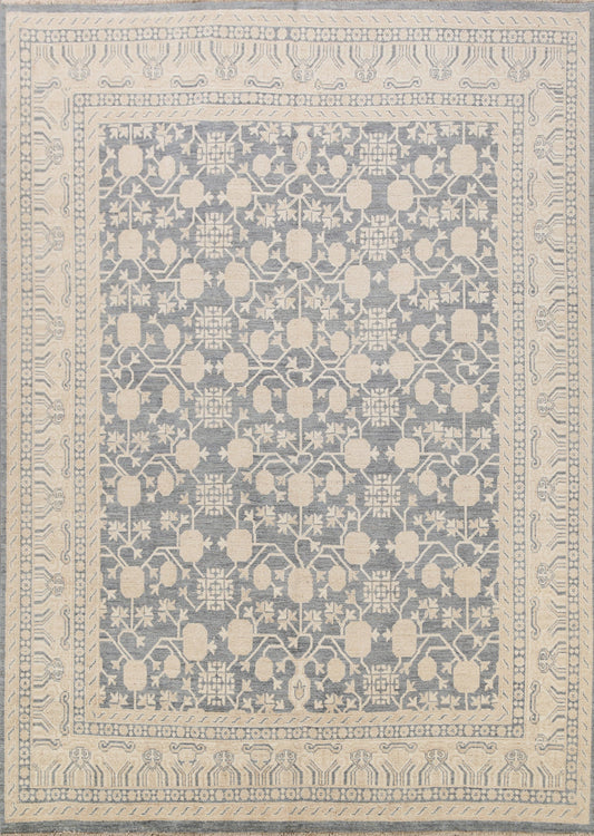 100% Vegetable Dye Khotan Oriental Area Rug 8x10