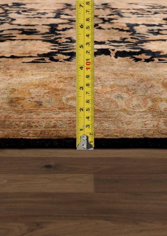 Agra Collection Hand-Knotted Wool Area Rug- 9'10" X 13' 4"